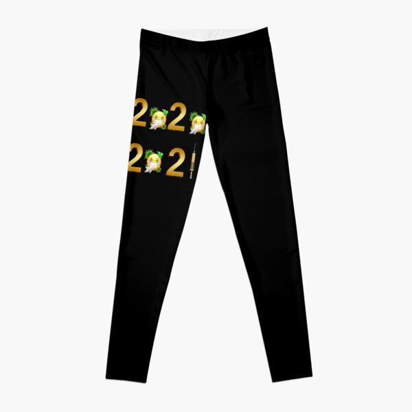 Colorful Happy New year with Fireworks Leggings - AIW Art Gifts