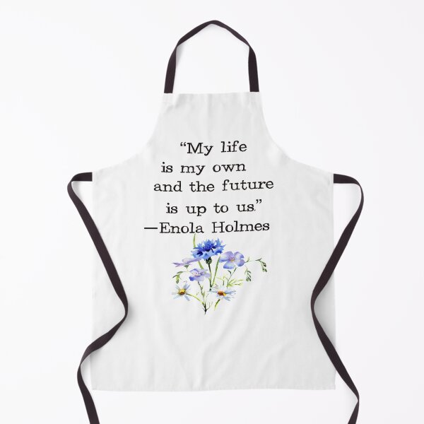 Item preview, My life is my own and the future is up to us Enola Holmes quote designed and sold by Pinkmagenta.