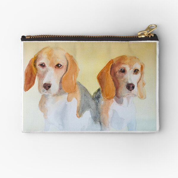 Beagle Siblings Zipper Pouch