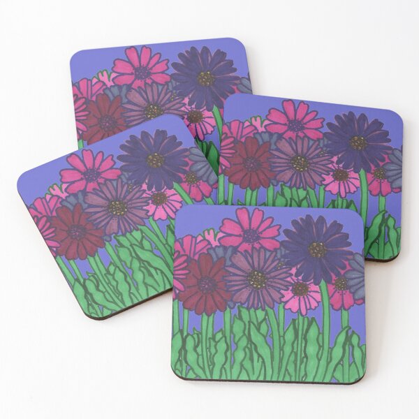 Item preview, Wild Weed Flowers on purple designed and sold by BelindaFuller.