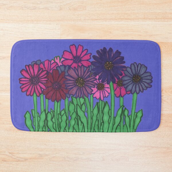 Item preview, Wild Weed Flowers on purple designed and sold by BelindaFuller.