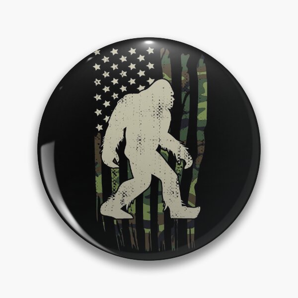 Item preview, Bigfoot Sasquatch Patriotic Camouflage American Flag  designed and sold by Vanover Designs.