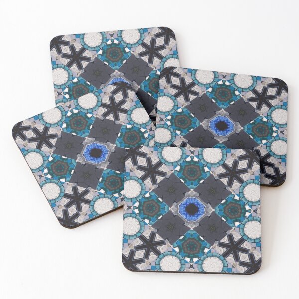 Item preview, Set in Stone 2 Checked Mosaic Artwork Artist Jenny Meehan  designed and sold by Jenny Meehan Art Prints and Patterns  .