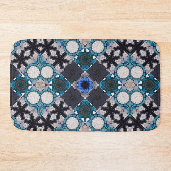 Item preview, Set in Stone 2 Checked Mosaic Artwork Artist Jenny Meehan  designed and sold by Jenny Meehan Art Prints and Patterns  .