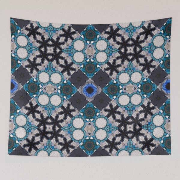 Item preview, Set in Stone 2 Checked Mosaic Artwork Artist Jenny Meehan  designed and sold by Jenny Meehan Art Prints and Patterns  .