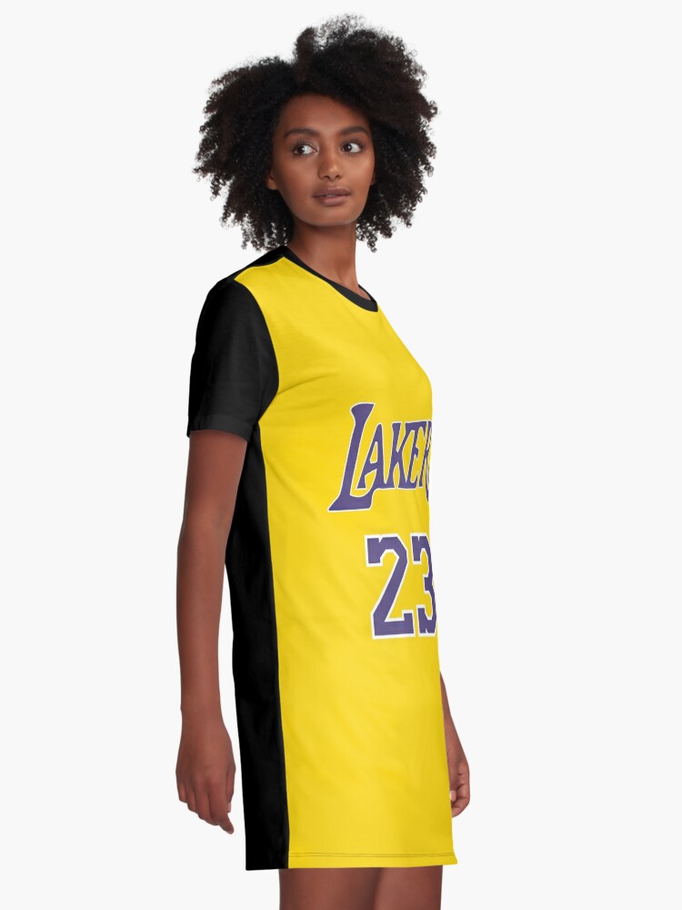 Lakers 23 Vintage T-Shirt Graphic T-Shirt Dress for Sale by DOITAWESOME