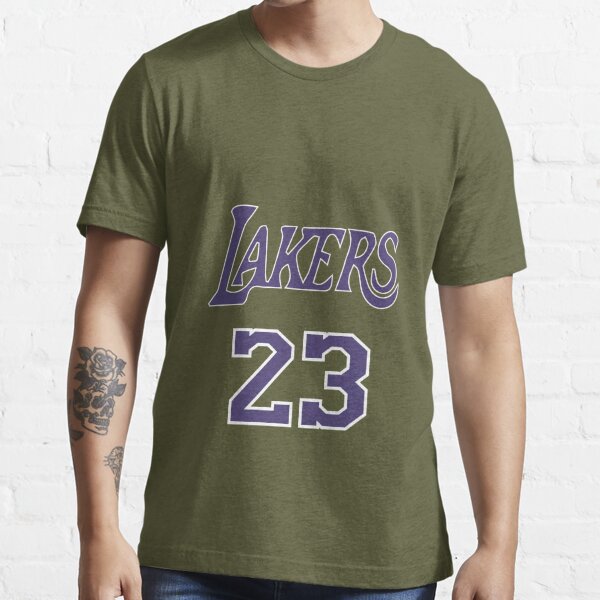 Lakers 23 Vintage T-Shirt Graphic T-Shirt Dress for Sale by DOITAWESOME