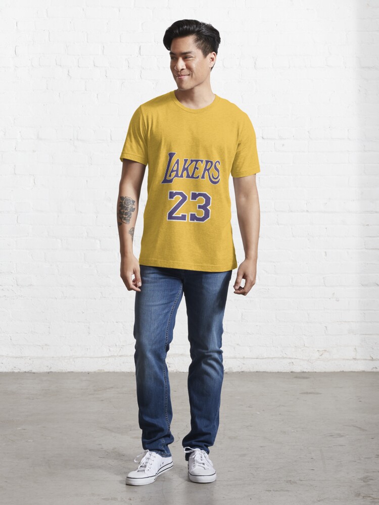 Lakers 23 Vintage T-Shirt Graphic T-Shirt Dress for Sale by DOITAWESOME