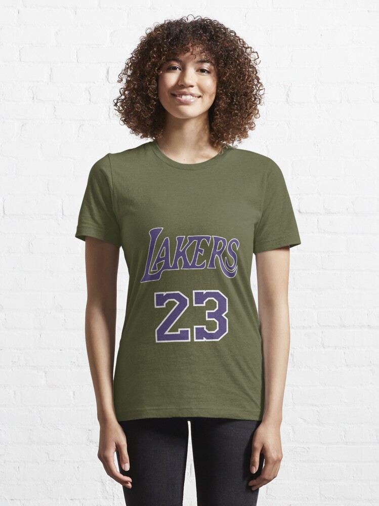 Lakers 23 Vintage T-Shirt Graphic T-Shirt Dress for Sale by DOITAWESOME