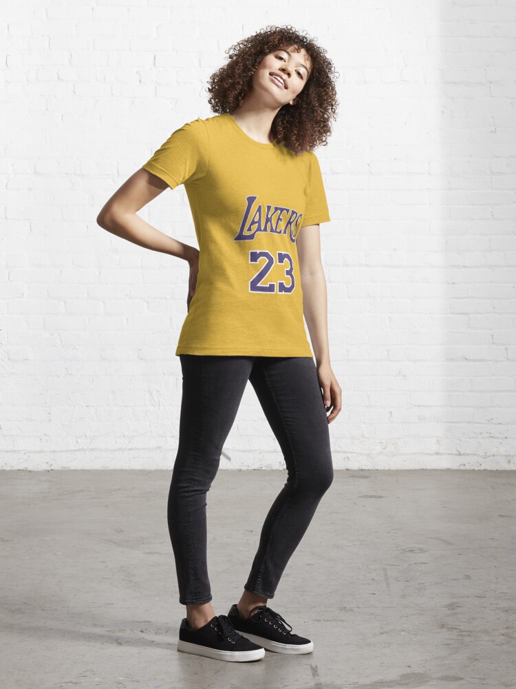 Lakers 23 Vintage T-Shirt Graphic T-Shirt Dress for Sale by DOITAWESOME