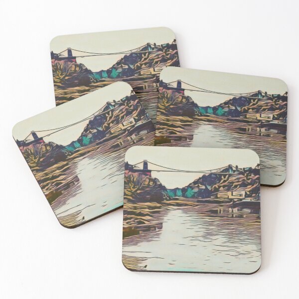 Item preview, Driftwood Floating Towards Clifton Suspension Bridge designed and sold by Frank-Vincent.