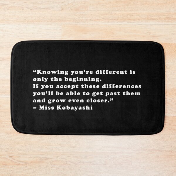 Item preview, Miss Kobayashi - Quote designed and sold by Epicanimequotes.