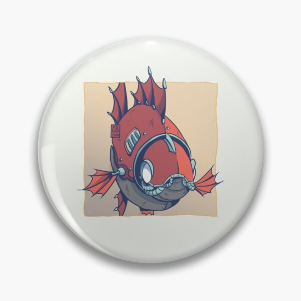 Item preview, Robot Fish Framed designed and sold by cloudyjay.