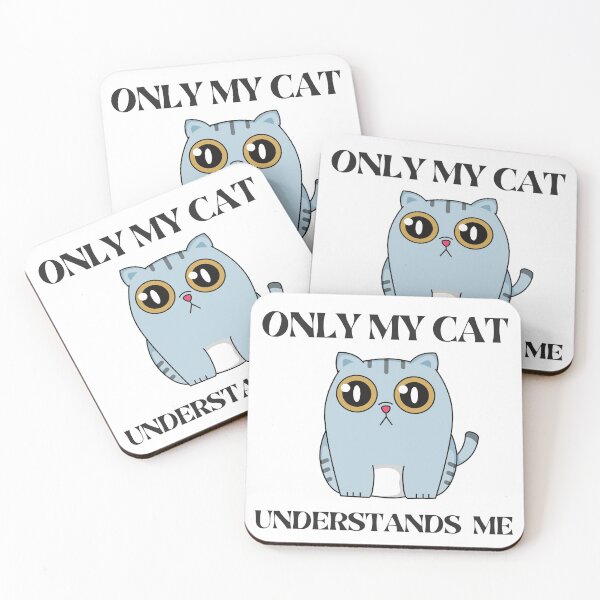 Item preview, Only My Cat Understands Me - Black Cat designed and sold by Pandoras-Boxx.