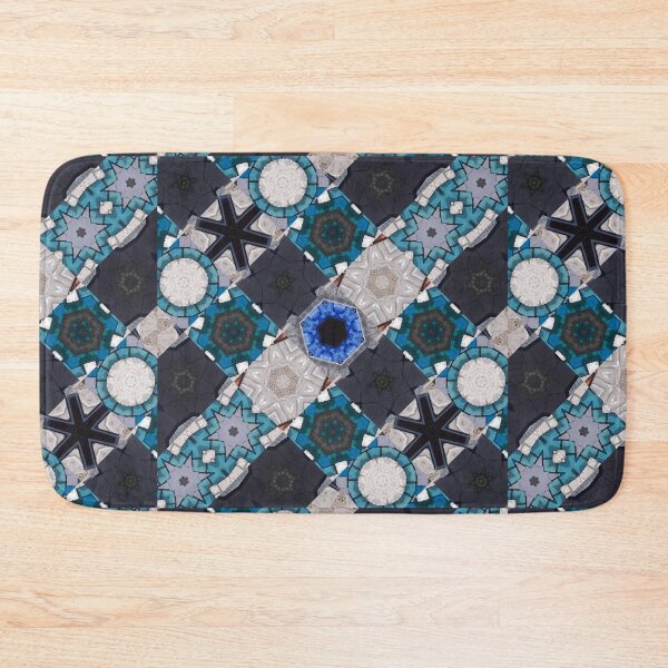 Item preview, Set in Stone 3 Checked Mosaic Artwork Artist Jenny Meehan  designed and sold by Jenny Meehan Art Prints and Patterns  .