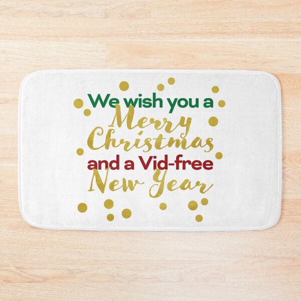 Item preview, Covid Free Holiday Wish designed and sold by fotollissimo.
