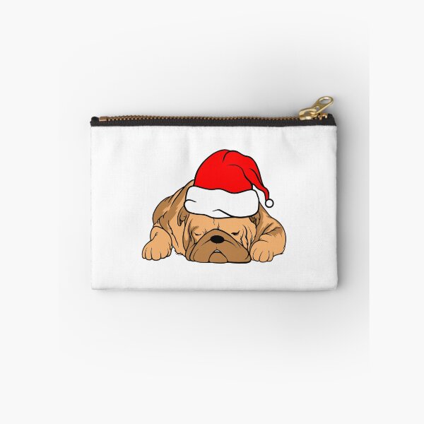Artikelvorschau, Ein Rüde mit Weihnachtsmütze und Schlaf entworfen und verkauft von artmark8.