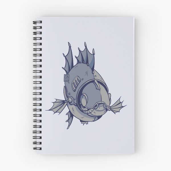 Item preview, Robot Fish Monochrome designed and sold by cloudyjay.