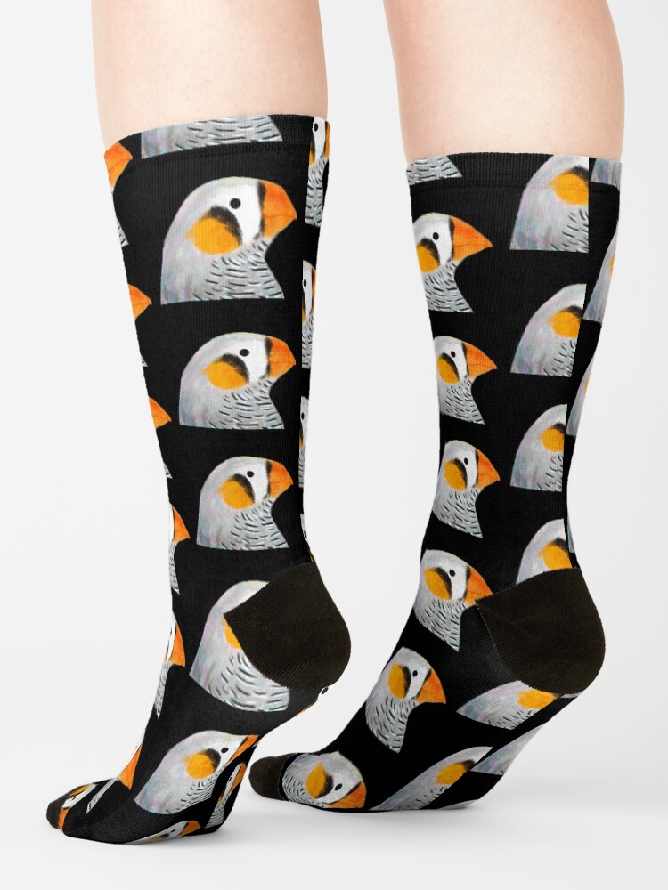 Alternate view of Zebra Finch Bird Socks