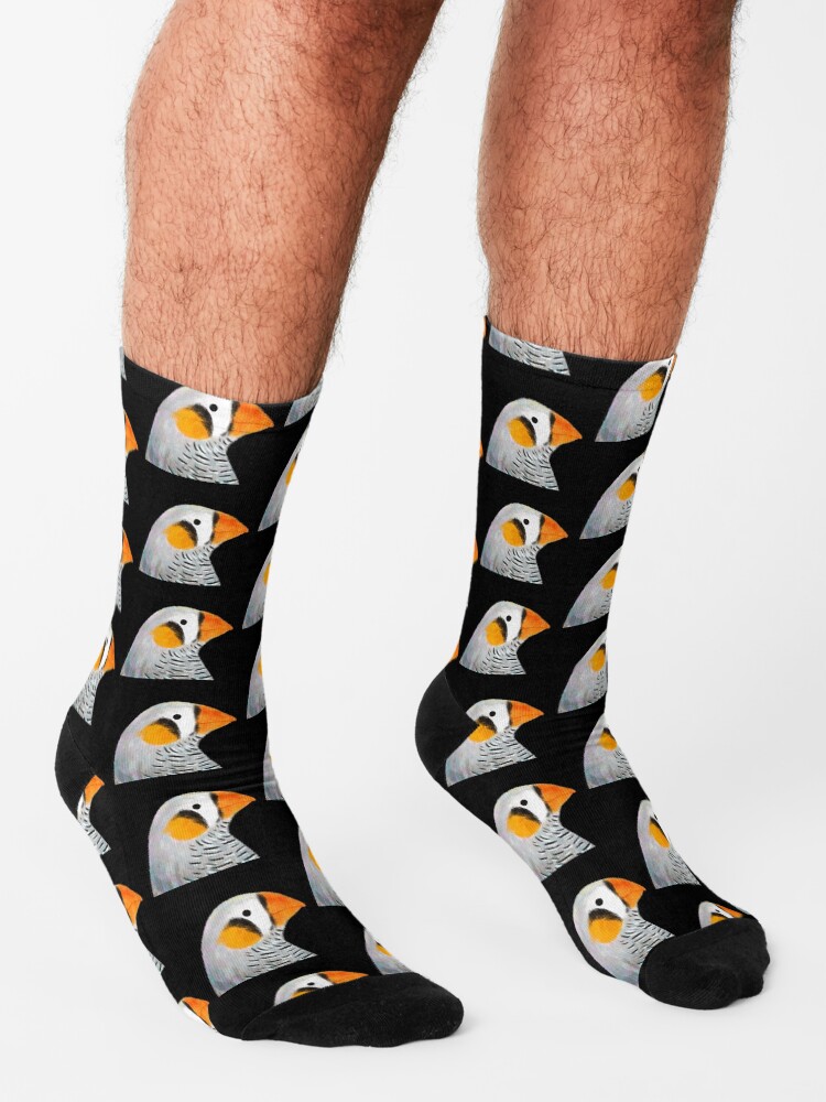 Alternate view of Zebra Finch Bird Socks