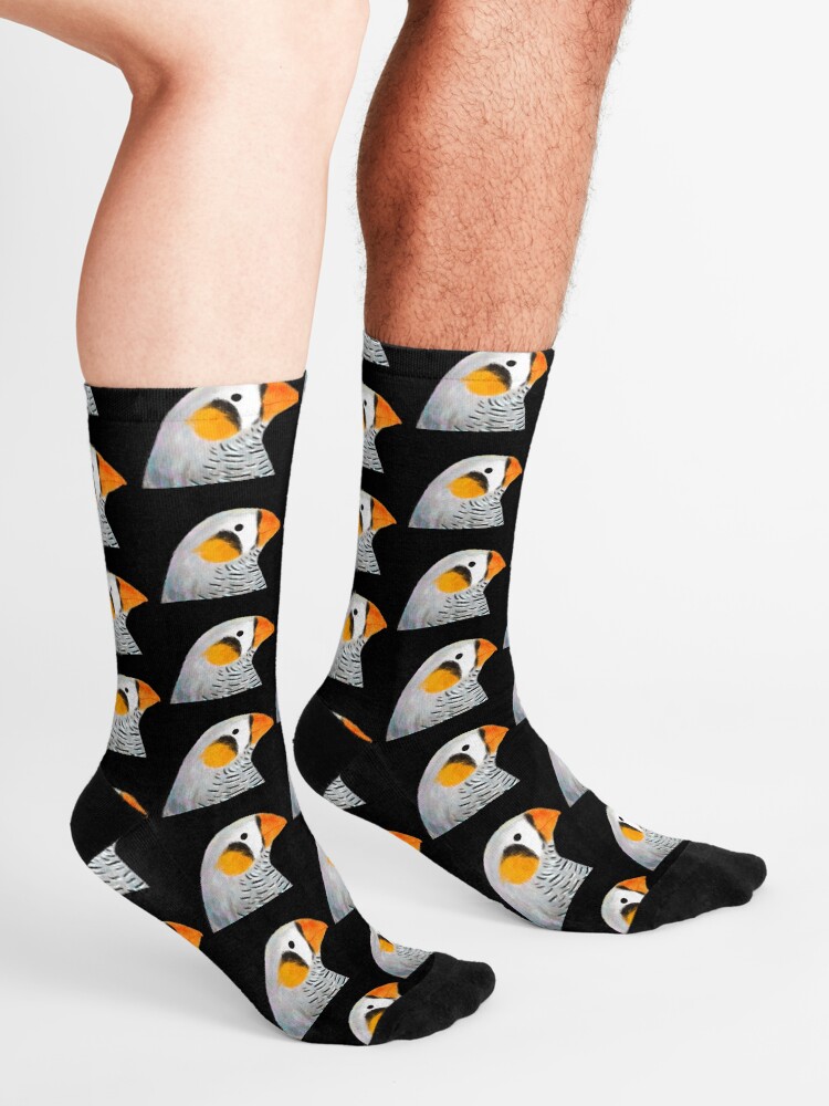 Alternate view of Zebra Finch Bird Socks