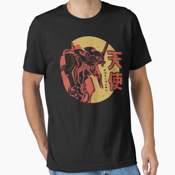 Vista previa del artículo con la obra «Neon Genesis Evangelion Retro Vintage», diseñado y vendido por Teebuya.