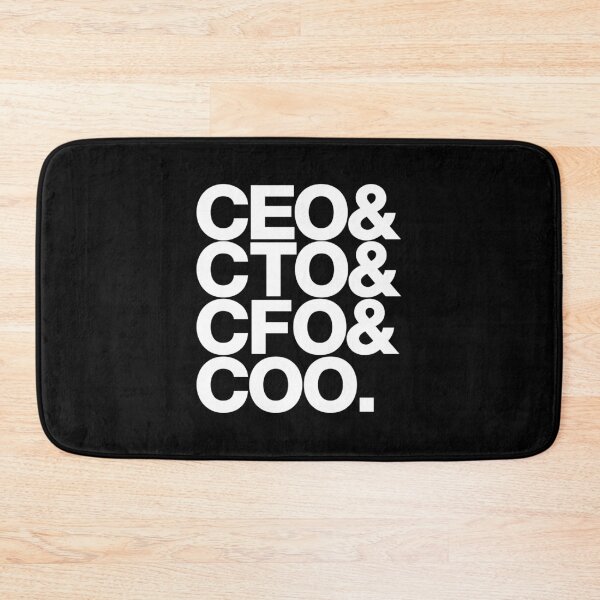 Item preview, CEO & CTO & CFO & COO Enterpreneur (white letters) designed and sold by dudethecreator.