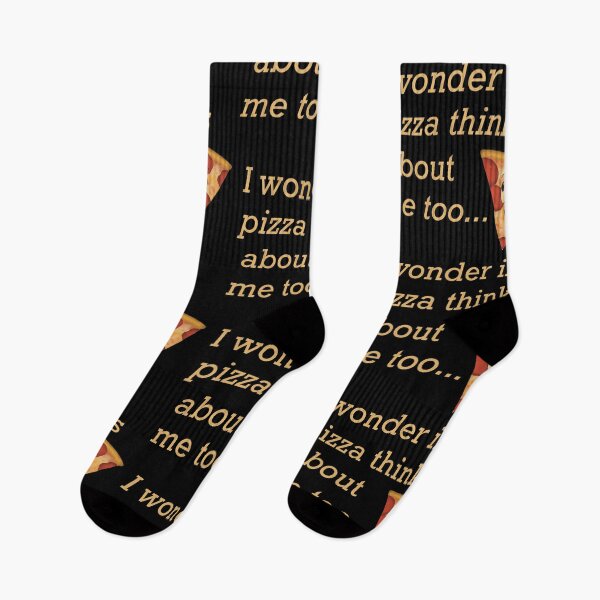Item preview,  I wonder if pizza thinks about me too designed and sold by ToriaScarlett.