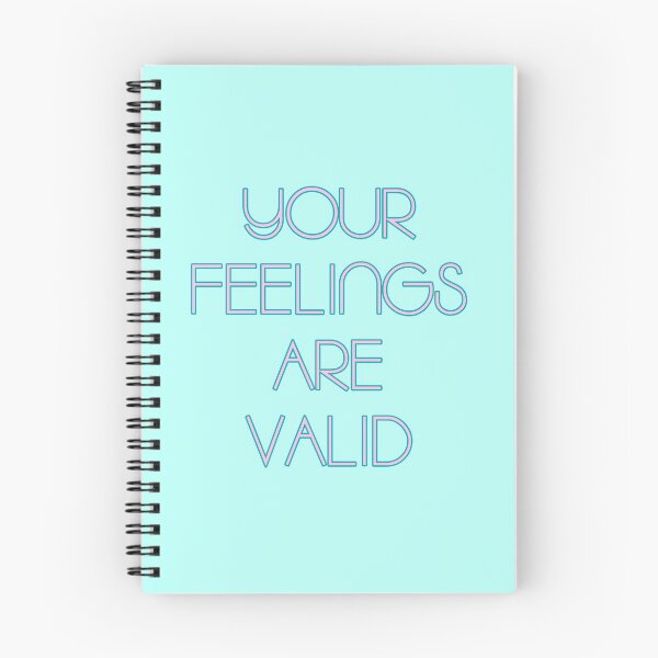 Item preview, YOUR FEELINGS ARE VALID - Inspirational Quote designed and sold by ImageNugget.