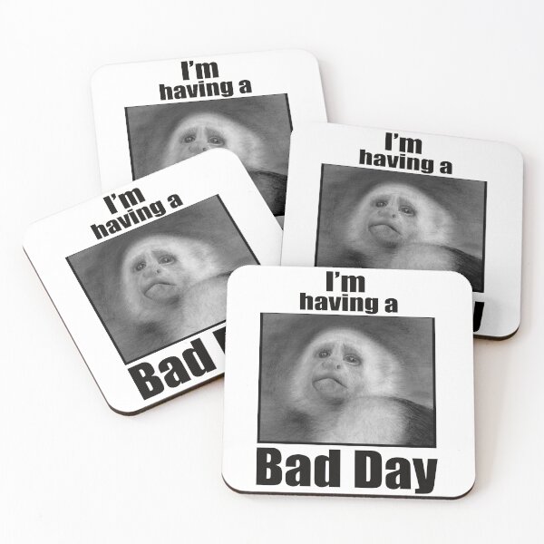 Item preview, Bad Day Capuchin designed and sold by RonZeman.
