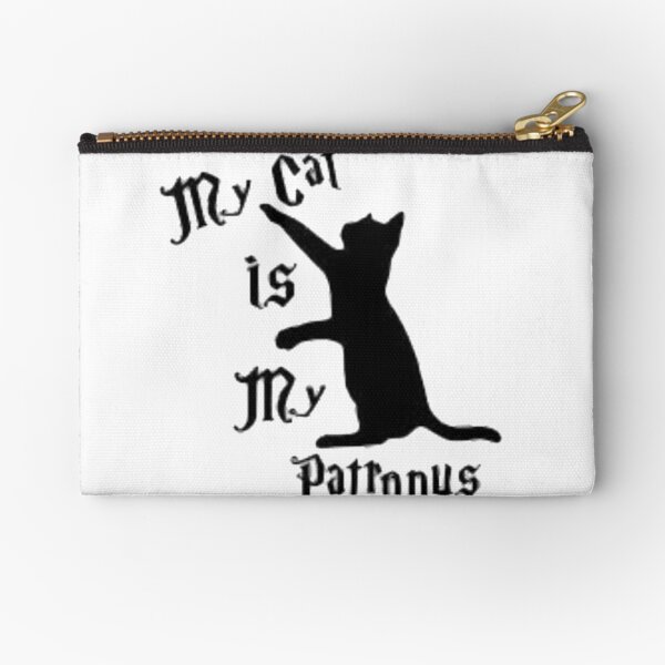 MY CAT IS MY PATRONUS Zipper Pouch