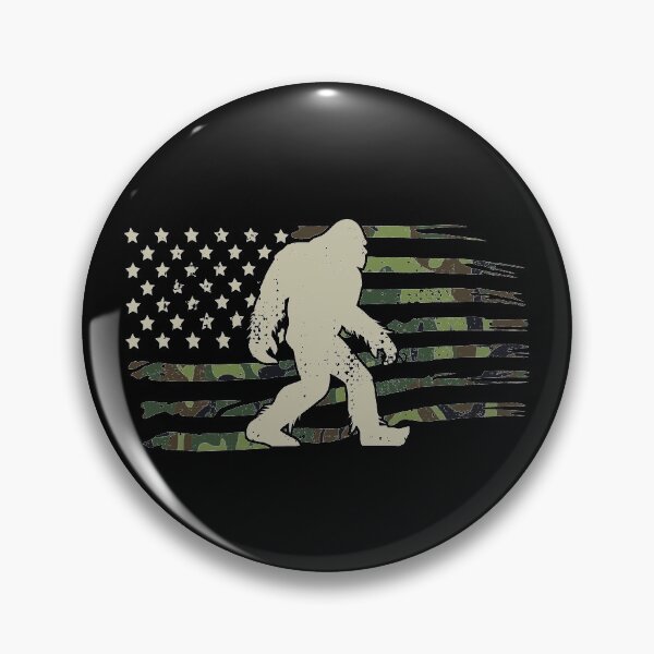 Item preview, Bigfoot Sasquatch Patriotic Camouflage American Flag  designed and sold by Vanover Designs.