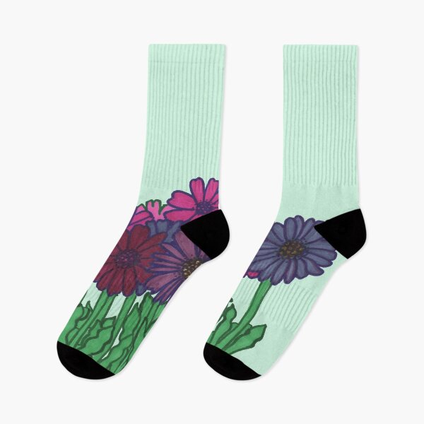 Item preview, Wild Weed Flowers on mint green designed and sold by BelindaFuller.