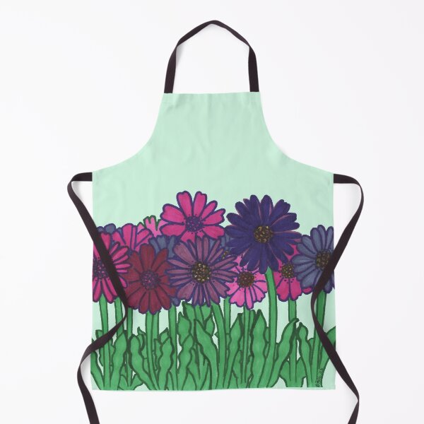 Item preview, Wild Weed Flowers on mint green designed and sold by BelindaFuller.