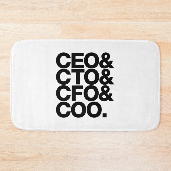 Item preview, CEO & CTO & CFO & COO Enterpreneur (white letters) designed and sold by dudethecreator.