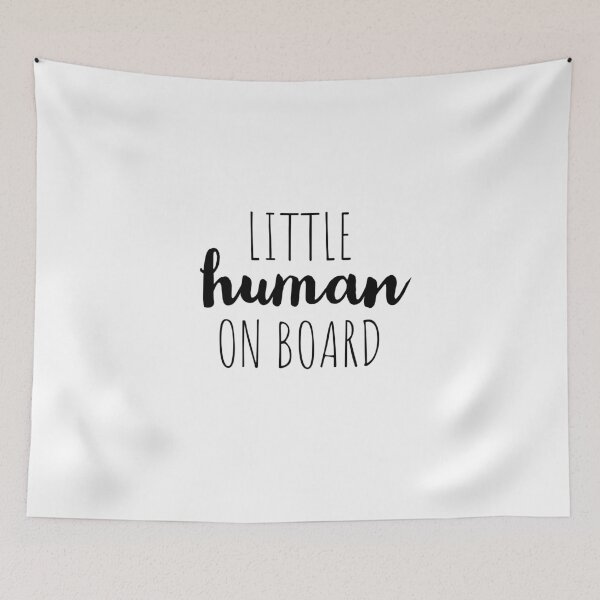 Item preview, CAR STICKERS - LITTLE HUMAN ON BOARD - LITTLE - BEST CAR STICKERS designed and sold by Tropical Blood.