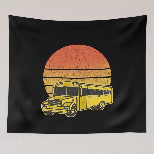 Item preview, Vintage Retro Sun School Bus Driver Students Gift designed and sold by TastefulTees.