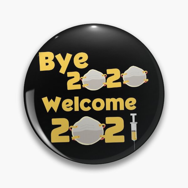 Item preview, Bye 2020 Welcome 2021 - Face Mask And Syringe designed and sold by PandaSoul.