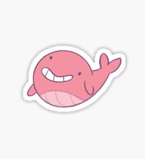 tiny floating whale Sticker
