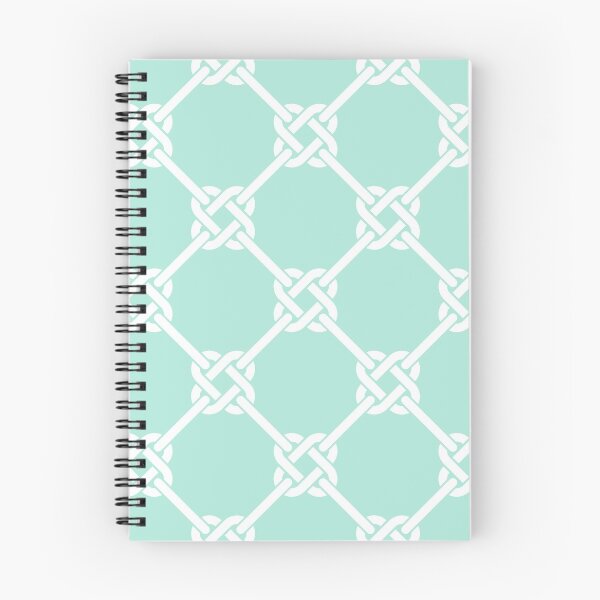 Item preview, Mint Celtic Knot Pattern - Lattice interlocking simple square knot  designed and sold by ImageNugget.
