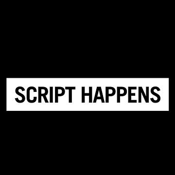 Artwork thumbnail, Script Happens - White by scriptblast