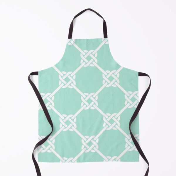 Item preview, Mint Celtic Knot Pattern - Lattice interlocking simple square knot designed and sold by ImageNugget.