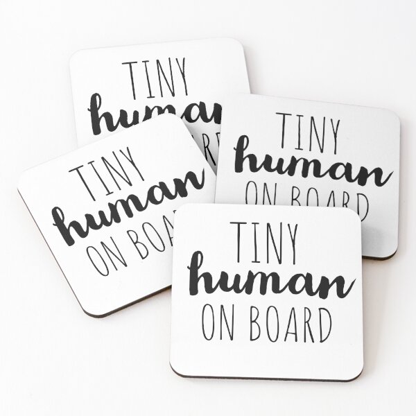 Item preview, TINY HUMAN ON BOARD - BEST STICKERS - CAR STICKER  designed and sold by Tropical Blood.
