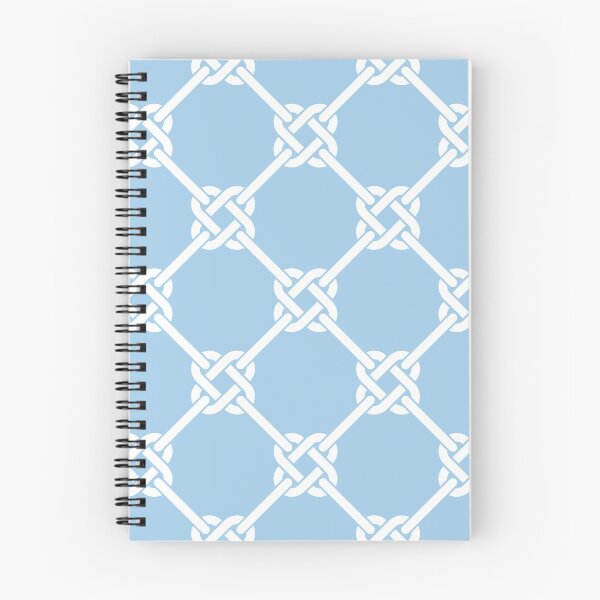 Item preview, Light Blue Celtic Knot Pattern - Lattice interlocking simple square knot  designed and sold by ImageNugget.