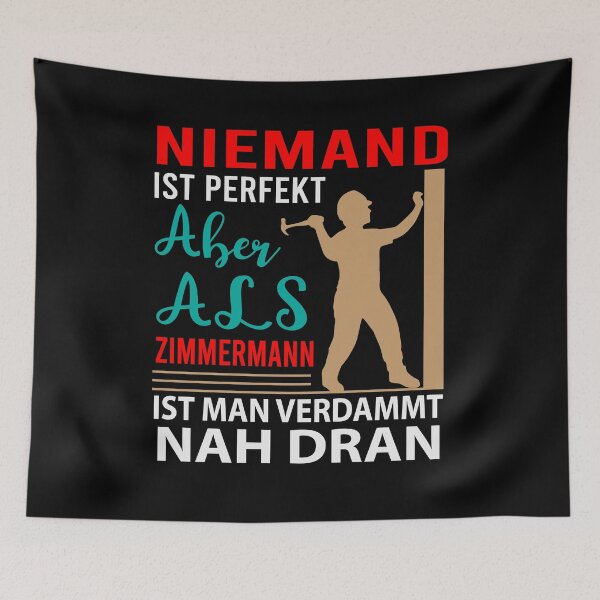 Item preview, Nobody is perfect but as a carpenter gift craftsman designed and sold by PlatonisDesign.