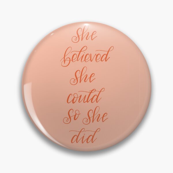 Item preview, She believed she could so she did designed and sold by Katbydesign.