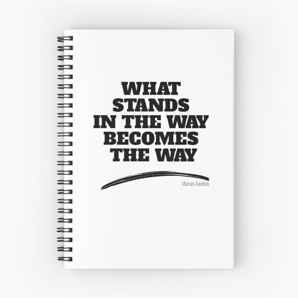 Item preview, Marcus Aurelius - What stands in the way becomes the way - Inspirational designed and sold by T UNIQUE.