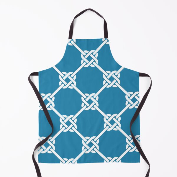 Item preview, blue Celtic Knot Pattern - Lattice interlocking simple square knot designed and sold by ImageNugget.