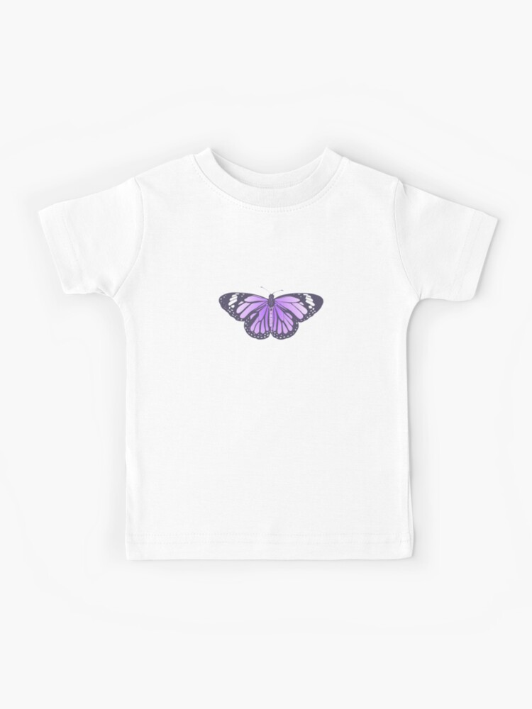 Purple shirt 2024 with butterfly