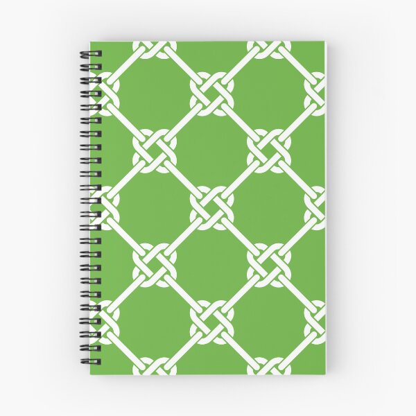 Item preview, grass green Celtic Knot Pattern - Lattice interlocking simple square knot  designed and sold by ImageNugget.